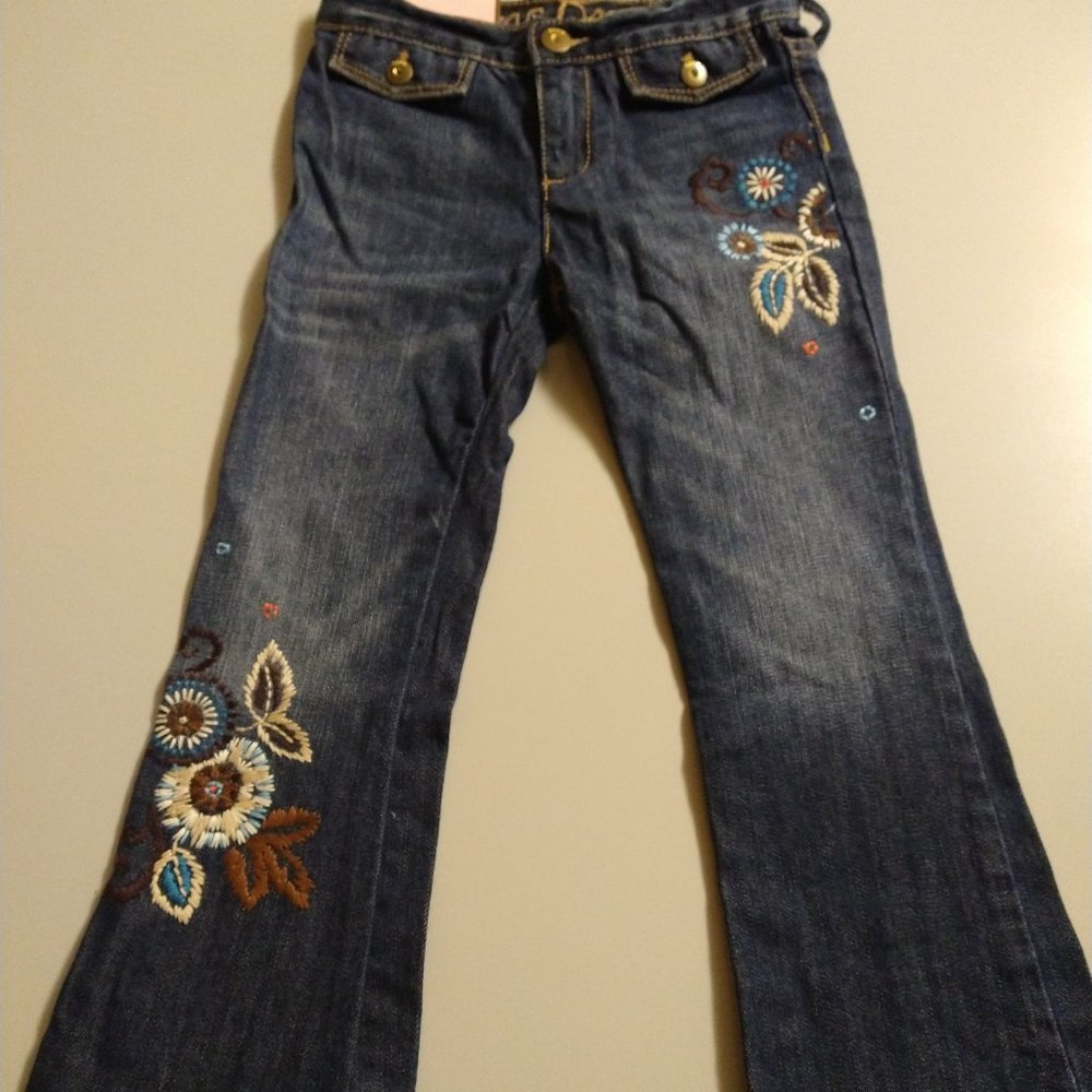New Gap boot cut boho jeans denim pants size 5